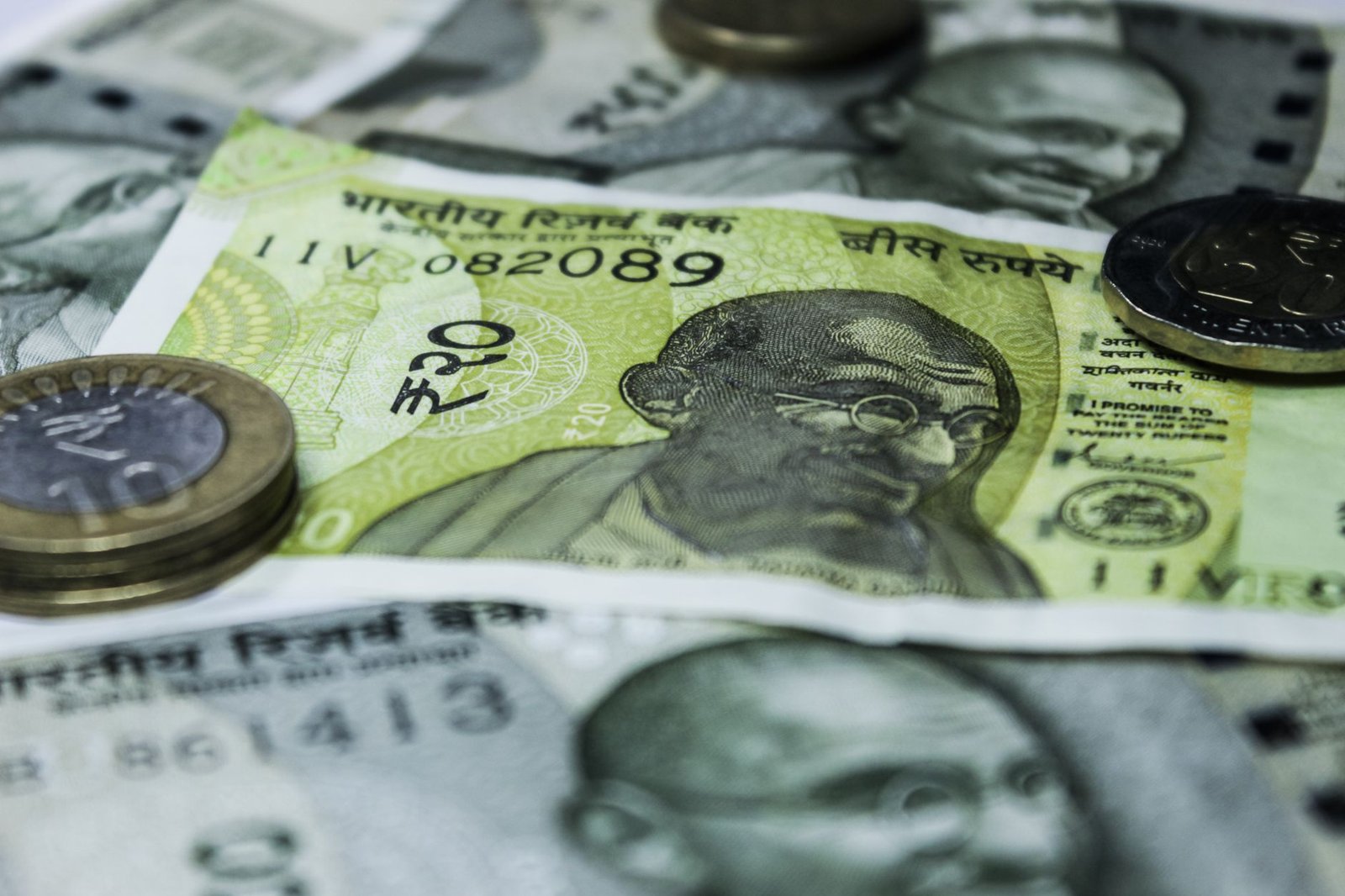 yellow and white bank note in close up shot