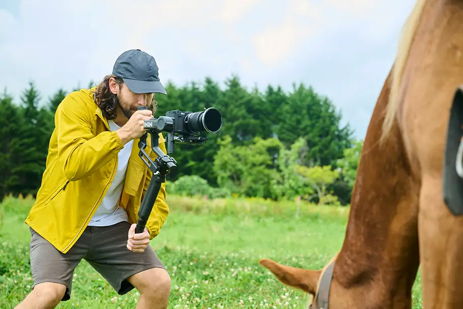 Nikon ZR Camera used for shooting films.