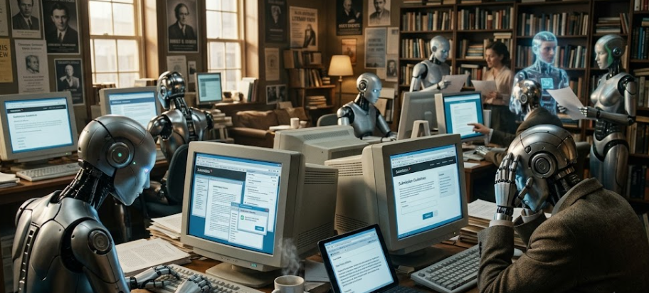 AI Agents submitting literary works to literary magazines.